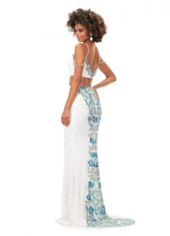 Ashley Lauren 11353 Beaded Waterfall 2 Piece Gown 8 Ashley Lauren 11353 Beaded Waterfall 2 Piece Gown -Outlet Prom Dresses Store S23 ASH 11353 02 508x705