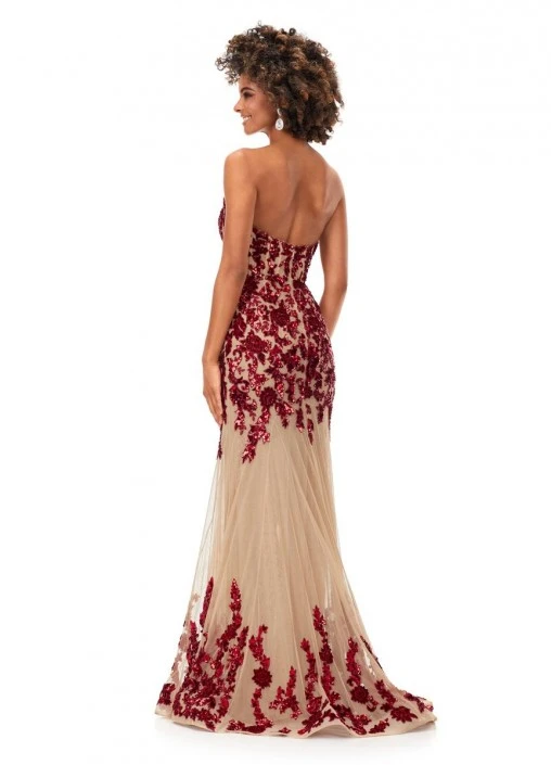 Ashley Lauren 11361 Intricately Beaded Gown 4 Ashley Lauren 11361 Intricately Beaded Gown - Image 2