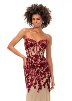 Ashley Lauren 11361 Intricately Beaded Gown 9 Ashley Lauren 11361 Intricately Beaded Gown -Outlet Prom Dresses Store S23 ASH 11361 03 508x705