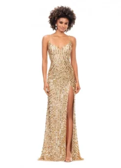 Ashley Lauren 11363 Stunning Sequin Gown 10 Ashley Lauren 11363 Stunning Sequin Gown -Outlet Prom Dresses Store S23 ASH 11363 04 508x705