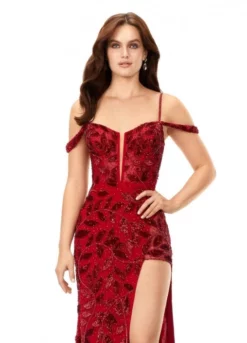 Ashley Lauren 11365 Beaded Corset Gown 9 Ashley Lauren 11365 Beaded Corset Gown -Outlet Prom Dresses Store S23 ASH 11365 03 508x705