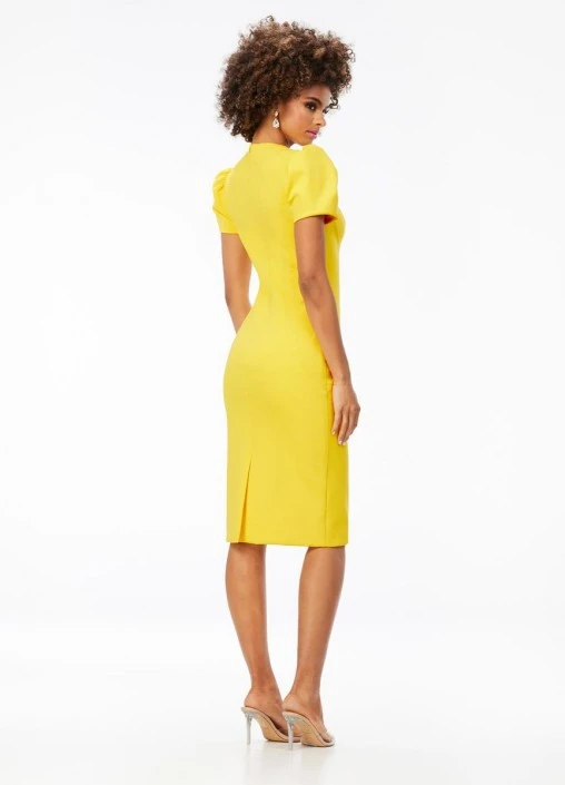 Ashley Lauren 4534 Scuba Cocktail Dress 4 Ashley Lauren 4534 Scuba Cocktail Dress - Image 2