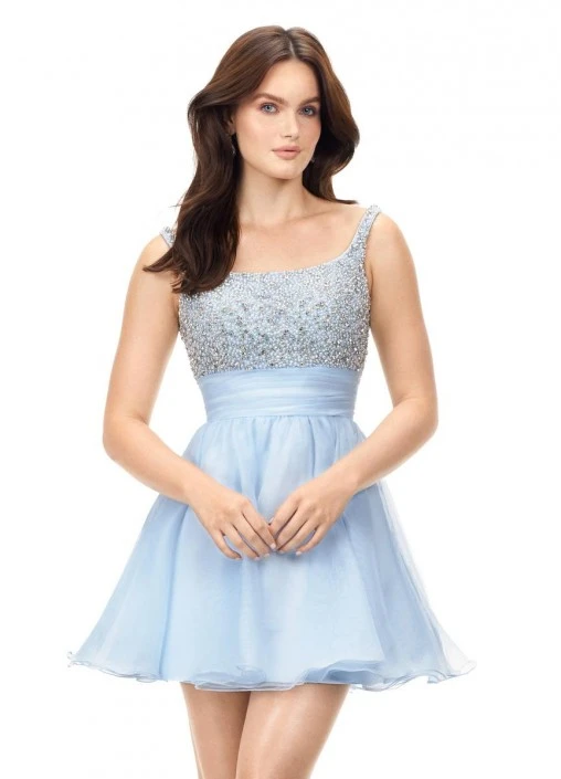 Ashley Lauren 4570 Beaded Short Party Dress 7 Ashley Lauren 4570 Beaded Short Party Dress - Image 5
