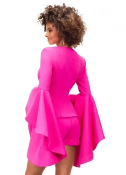 Ashley Lauren 4572 Flounce Sleeve 2 Piece Romper -Outlet Prom Dresses Store S23 ASH 4572 04 508x705