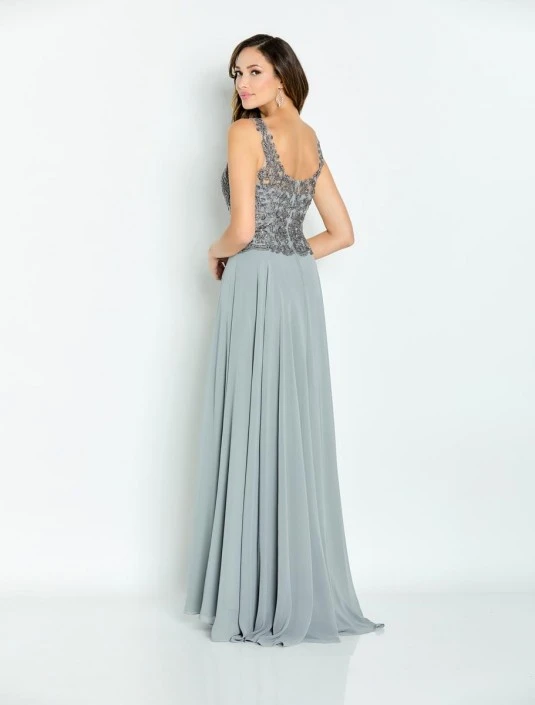 Cameron Blake By Mon Cheri Cameron Blake CB138 Embroidered MOB Gown With Shawl 4 Cameron Blake By Mon Cheri Cameron Blake CB138 Embroidered MOB Gown With Shawl - Image 2