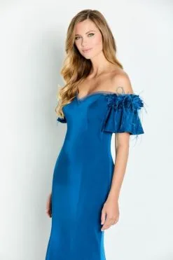 Cameron Blake By Mon Cheri Cameron Blake CB146 Off Shoulder Flutter Sleeve Gown 9 Cameron Blake By Mon Cheri Cameron Blake CB146 Off Shoulder Flutter Sleeve Gown -Outlet Prom Dresses Store S23 CB CB146 04 470x705