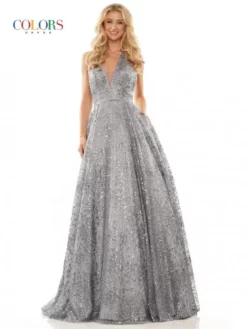 Colors Dress 2788 Sequin Halter Prom Gown With Pockets 9 Colors Dress 2788 Sequin Halter Prom Gown With Pockets -Outlet Prom Dresses Store S23 CD 2788 03 529x705