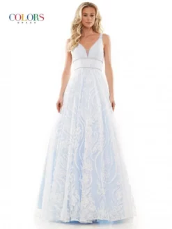 Colors Dress 2834 Glitter A-Line Prom Gown 8 Colors Dress 2834 Glitter A-Line Prom Gown -Outlet Prom Dresses Store S23 CD 2834 03 529x705