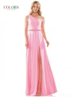 Colors Dress 2879 One Shoulder A-Line Prom Gown -Outlet Prom Dresses Store S23 CD 2879 03 529x705