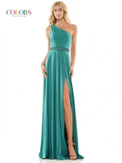 Colors Dress 2879 One Shoulder A-Line Prom Gown -Outlet Prom Dresses Store S23 CD 2879 04 529x705