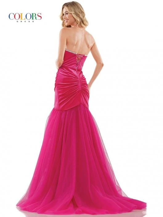 Colors Dress 2886 Velvet Mermaid Gown 4 Colors Dress 2886 Velvet Mermaid Gown - Image 2