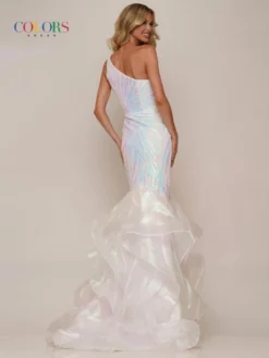 Colors Dress 2925 One Shoulder Fitted Mermaid Gown 7 Colors Dress 2925 One Shoulder Fitted Mermaid Gown -Outlet Prom Dresses Store S23 CD 2925 02 529x705
