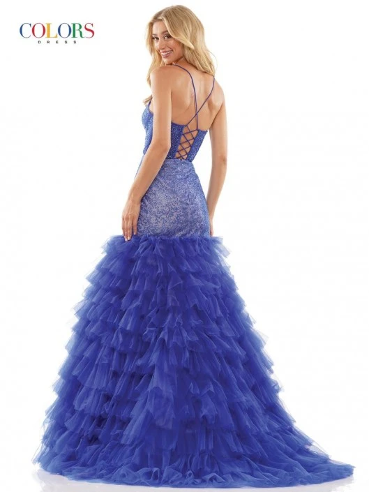 Colors Dress 2965 Ruffle Mermaid Prom Gown 4 Colors Dress 2965 Ruffle Mermaid Prom Gown - Image 2