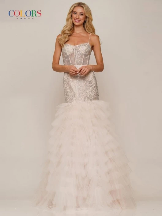 Colors Dress 2965 Ruffle Mermaid Prom Gown 5 Colors Dress 2965 Ruffle Mermaid Prom Gown - Image 3