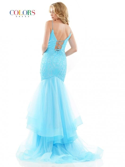 Colors Dress 2978 Sequin Mermaid Prom Gown 7 Colors Dress 2978 Sequin Mermaid Prom Gown - Image 5