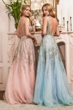 Ladivine Prom Ladivine C135 Sparkling Sequin Prom Dress -Outlet Prom Dresses Store S23 CD C135 04 470x705