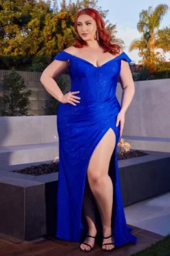 Ladivine Prom Ladivine CC2212 Shimmering Off Shoulder Prom Dress 11 Ladivine Prom Ladivine CC2212 Shimmering Off Shoulder Prom Dress -Outlet Prom Dresses Store S23 CD CC2212 05 470x705