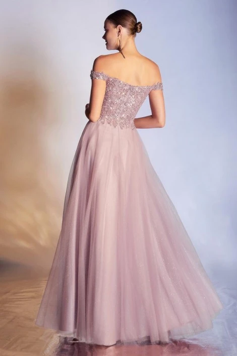 Ladivine Prom Ladivine CD0177 Beautiful Off Shoulder Gown 4 Ladivine Prom Ladivine CD0177 Beautiful Off Shoulder Gown - Image 2