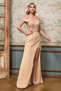Ladivine Prom Ladivine CD0186 Off Shoulder Corset Gown 10 Ladivine Prom Ladivine CD0186 Off Shoulder Corset Gown -Outlet Prom Dresses Store S23 CD CD0186 04 470x705