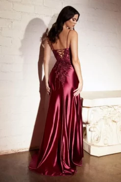 Ladivine Prom Ladivine CM318 Beaded Floral Draped Gown 8 Ladivine Prom Ladivine CM318 Beaded Floral Draped Gown -Outlet Prom Dresses Store S23 CD CM318 02 470x705