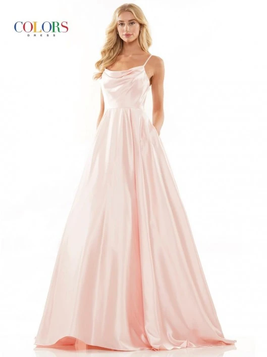 Glow By Colors Dress Glow By Colors G1088 Cowl Neck A-Line Prom Dress 5 Glow By Colors Dress Glow By Colors G1088 Cowl Neck A-Line Prom Dress - Image 3