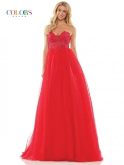 Glow By Colors Dress Glow By Colors G1094 Strapless Laceup Back Gown 8 Glow By Colors Dress Glow By Colors G1094 Strapless Laceup Back Gown -Outlet Prom Dresses Store S23 CG G1094 03 529x705