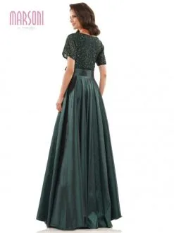 Marsoni By Colors M316 A-Line Mother Of Bride Gown 8 Marsoni By Colors M316 A-Line Mother Of Bride Gown -Outlet Prom Dresses Store S23 CM M316 02 529x705