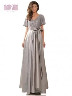 Marsoni By Colors M316 A-Line Mother Of Bride Gown 10 Marsoni By Colors M316 A-Line Mother Of Bride Gown -Outlet Prom Dresses Store S23 CM M316 04 529x705