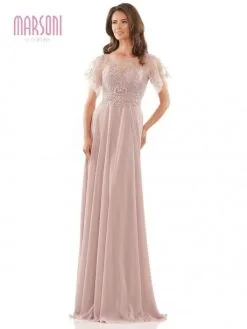 Marsoni By Colors M323 Beaded Illusion Mothers Gown 8 Marsoni By Colors M323 Beaded Illusion Mothers Gown -Outlet Prom Dresses Store S23 CM M323 02 529x705