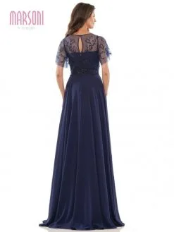 Marsoni By Colors M323 Beaded Illusion Mothers Gown 9 Marsoni By Colors M323 Beaded Illusion Mothers Gown -Outlet Prom Dresses Store S23 CM M323 03 529x705