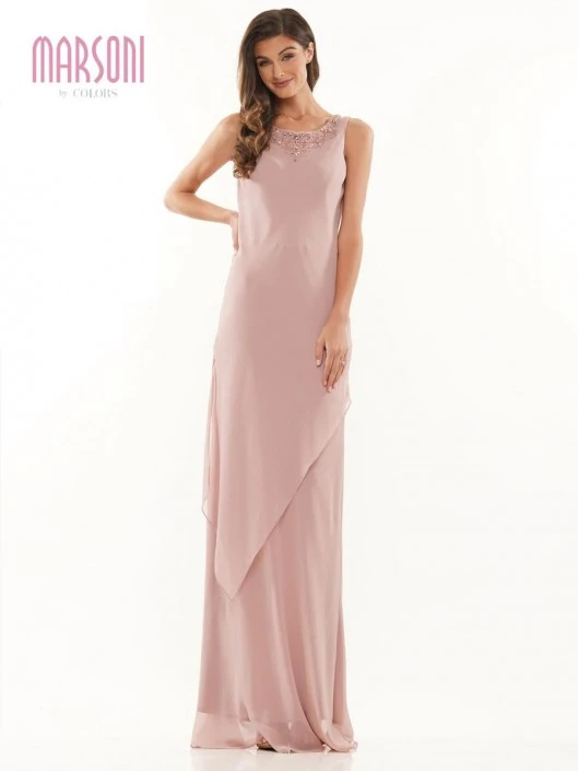 Marsoni By Colors MV1230 Tiered MOB Jacket Gown 6 Marsoni By Colors MV1230 Tiered MOB Jacket Gown - Image 4