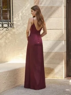 Christina Wu Celebration 22140 Draped Top Bridesmaid Dress -Outlet Prom Dresses Store S23 CW 22140 02 529x705