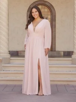 Christina Wu Celebration 22142 Deep V Long Sleeve Gown 9 Christina Wu Celebration 22142 Deep V Long Sleeve Gown -Outlet Prom Dresses Store S23 CW 22142 03 529x705