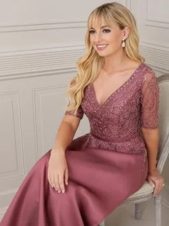 Christina Wu Elegance 17103 A-Line Mother Of Bride Gown 7 Christina Wu Elegance 17103 A-Line Mother Of Bride Gown -Outlet Prom Dresses Store S23 CWE 17103 03 529x705