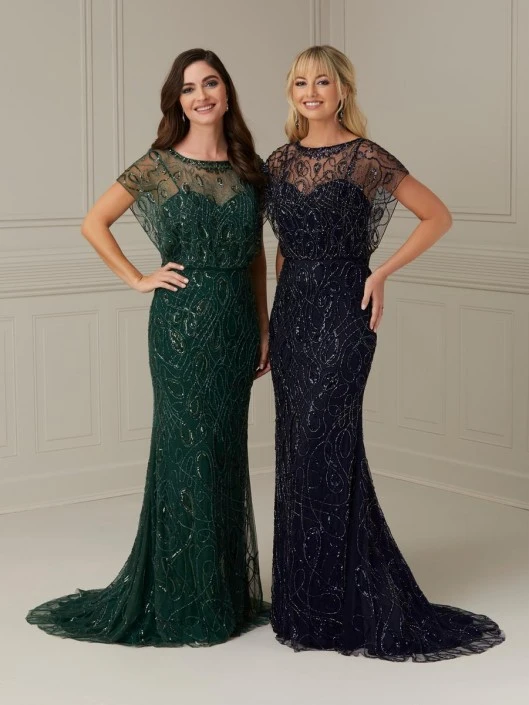 Christina Wu Elegance 17106 Beaded Illusion Gown 5 Christina Wu Elegance 17106 Beaded Illusion Gown - Image 3