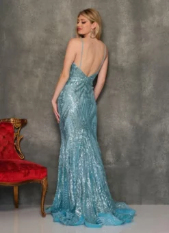 Dave And Johnny 10858 Shimmering Design Prom Dress -Outlet Prom Dresses Store S23 DJ 10858 02 512x705