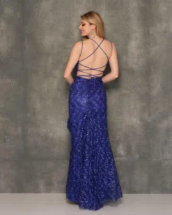 Dave And Johnny 10886 Scoop Neck Prom Dress -Outlet Prom Dresses Store S23 DJ 10886 02 540x674