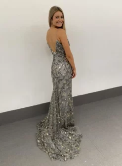 Dave And Johnny 10950 Sparkling V Back Prom Dress -Outlet Prom Dresses Store S23 DJ 10950 02 521x705