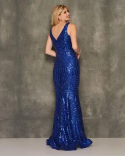 Dave And Johnny 10967 Sparkling Geometric Prom Dress 5 Dave And Johnny 10967 Sparkling Geometric Prom Dress -Outlet Prom Dresses Store S23 DJ 10967 02