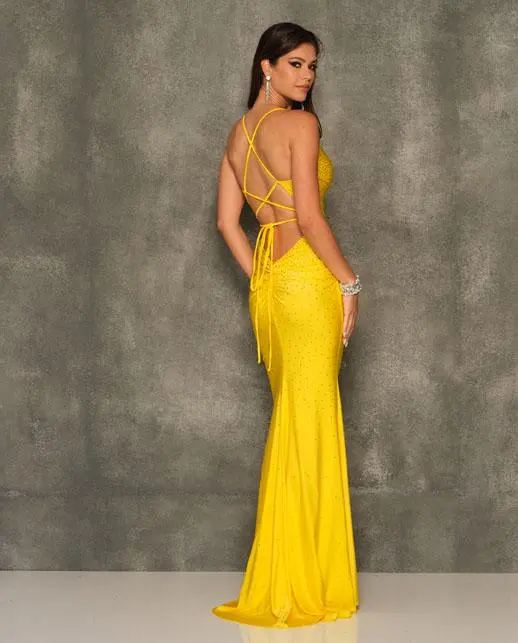 Dave And Johnny 10973 Fitted Ruched Prom Dress 4 Dave And Johnny 10973 Fitted Ruched Prom Dress - Image 2