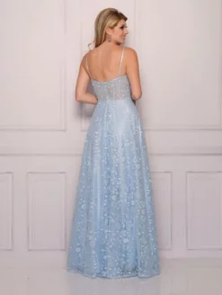 Dave And Johnny 11075 Sheer Corset Prom Dress -Outlet Prom Dresses Store S23 DJ 11075 02 531x705