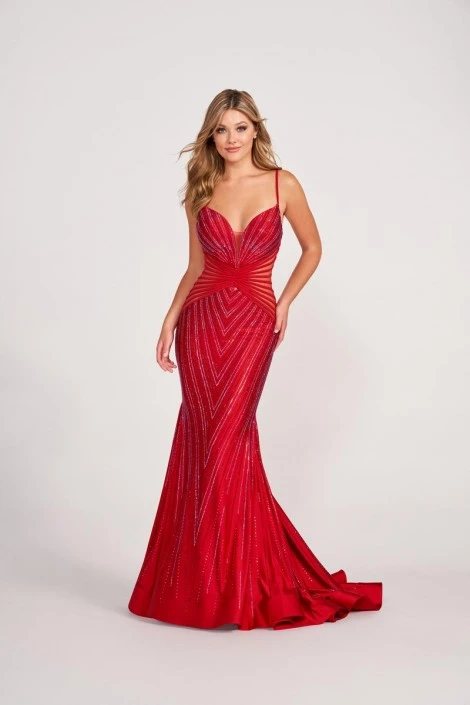 Ellie Wilde By Mon Cheri Ellie Wilde EW34002 Fabulous Stretch Prom Dress 6 Ellie Wilde By Mon Cheri Ellie Wilde EW34002 Fabulous Stretch Prom Dress - Image 4