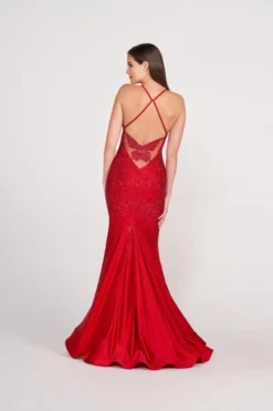 Ellie Wilde By Mon Cheri Ellie Wilde EW34005 Butterfly Back Prom Dress -Outlet Prom Dresses Store S23 EW EW34005 05 470x705