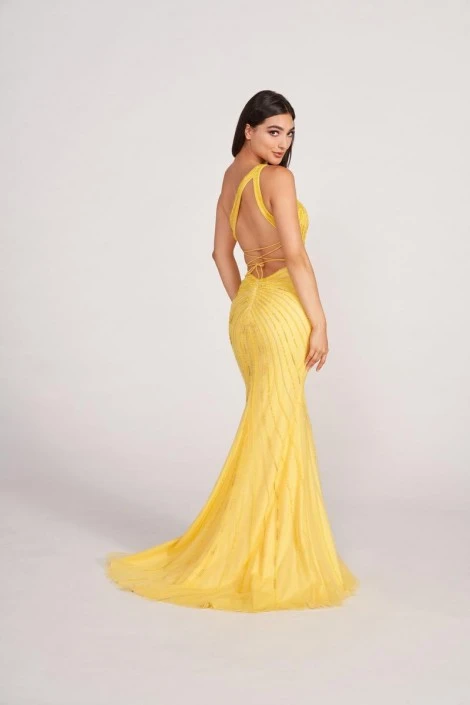 Ellie Wilde By Mon Cheri Ellie Wilde EW34019 One Shoulder Crystal Prom Dress 4 Ellie Wilde By Mon Cheri Ellie Wilde EW34019 One Shoulder Crystal Prom Dress - Image 2
