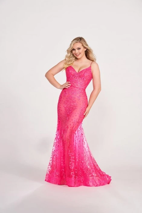 Ellie Wilde By Mon Cheri Ellie Wilde EW34030 Elegant Mermaid Prom Dress 6 Ellie Wilde By Mon Cheri Ellie Wilde EW34030 Elegant Mermaid Prom Dress - Image 4