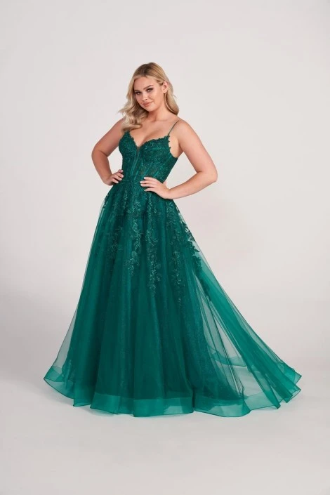 Ellie Wilde By Mon Cheri Ellie Wilde EW34036 Flirty A-Line Prom Dress 6 Ellie Wilde By Mon Cheri Ellie Wilde EW34036 Flirty A-Line Prom Dress - Image 4