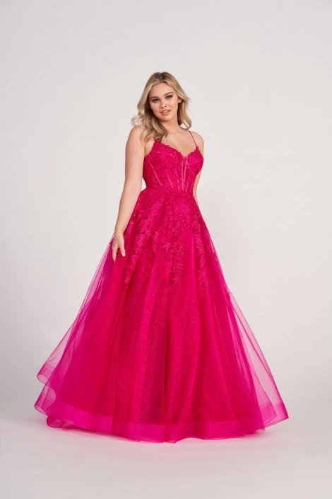 Ellie Wilde By Mon Cheri Ellie Wilde EW34036 Flirty A-Line Prom Dress 7 Ellie Wilde By Mon Cheri Ellie Wilde EW34036 Flirty A-Line Prom Dress - Image 5