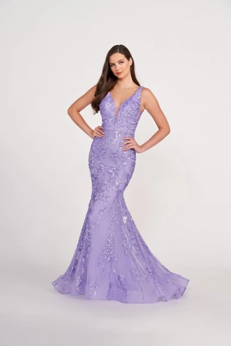 Ellie Wilde By Mon Cheri Ellie Wilde EW34041 Sparkling Sequin Prom Dress 5 Ellie Wilde By Mon Cheri Ellie Wilde EW34041 Sparkling Sequin Prom Dress - Image 3