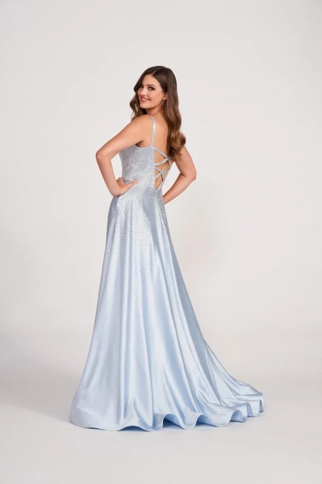Ellie Wilde By Mon Cheri EW34044 Soft Satin Prom Dress 4 Ellie Wilde By Mon Cheri EW34044 Soft Satin Prom Dress - Image 2