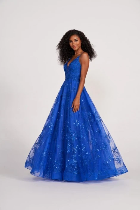 Ellie Wilde By Mon Cheri Ellie Wilde EW34051 Sparkling A-Line Prom Dress 6 Ellie Wilde By Mon Cheri Ellie Wilde EW34051 Sparkling A-Line Prom Dress - Image 4